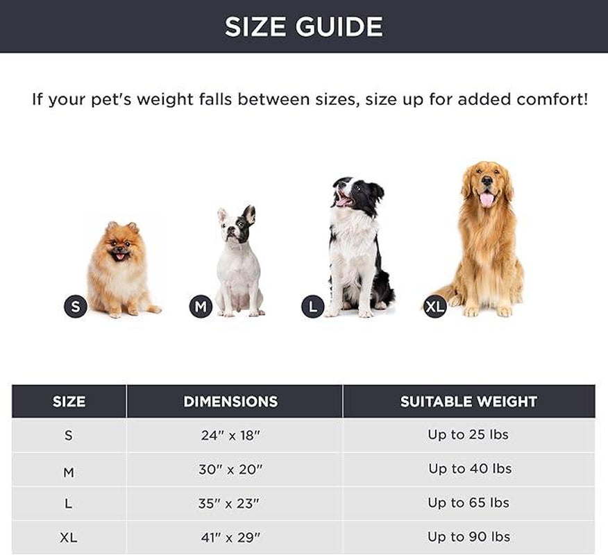 Bedsure Self-Warming Pet Bed - Small Thermal Crate Pad for Indoor & Outdoor Use, Non-Slip and Washable